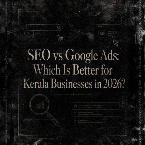 SEO vs Google Ads comparison for Kerala businesses in 2026 by The Clever Apes