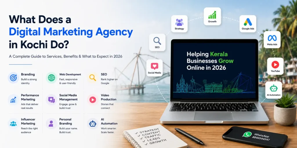 Services offered by a Digital Marketing Agency in Kochi