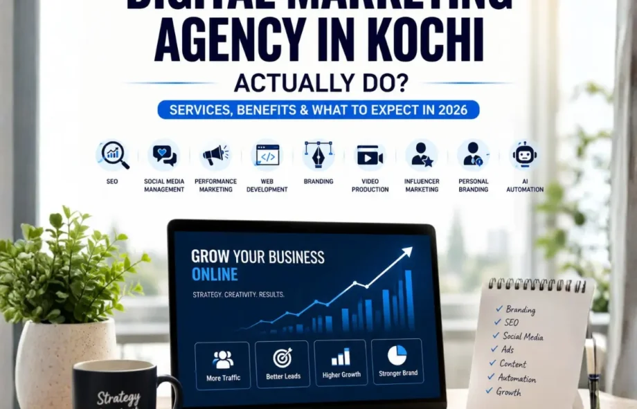 Guide explaining what a Digital Marketing Agency in Kochi actually does